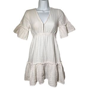 Billabong Mini Dress Sincerely Jules Collection Boho Summer Beach Dress Size S